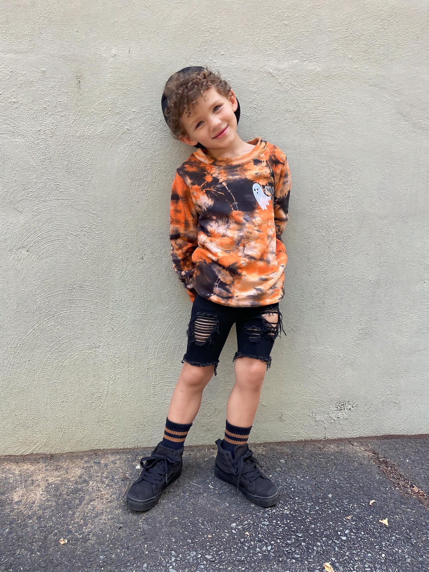 Boo Ghost (tie dye sweater)