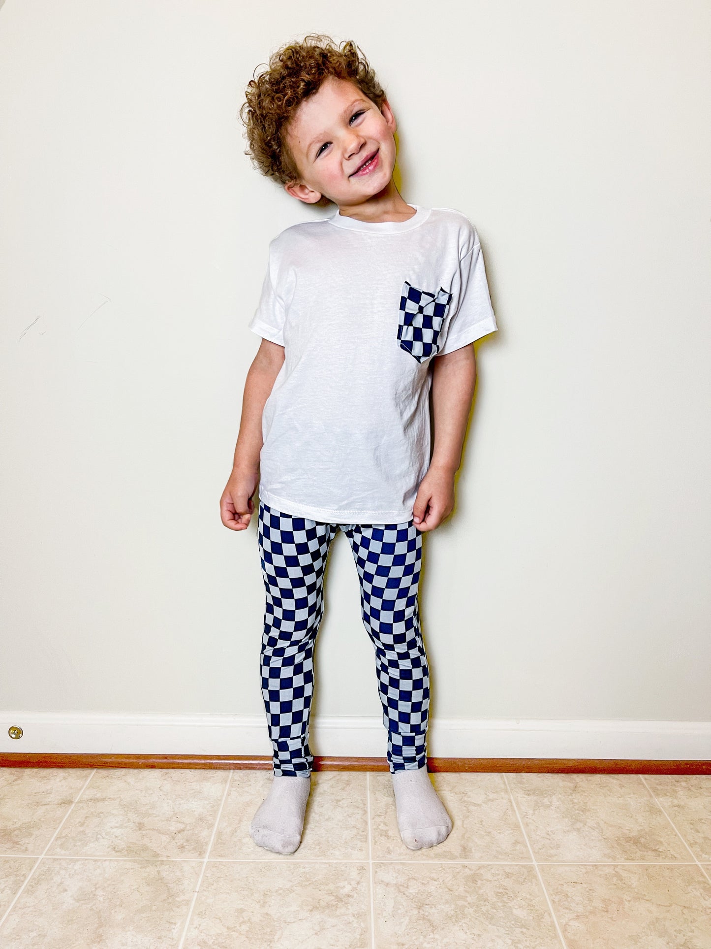 Check basic leggings