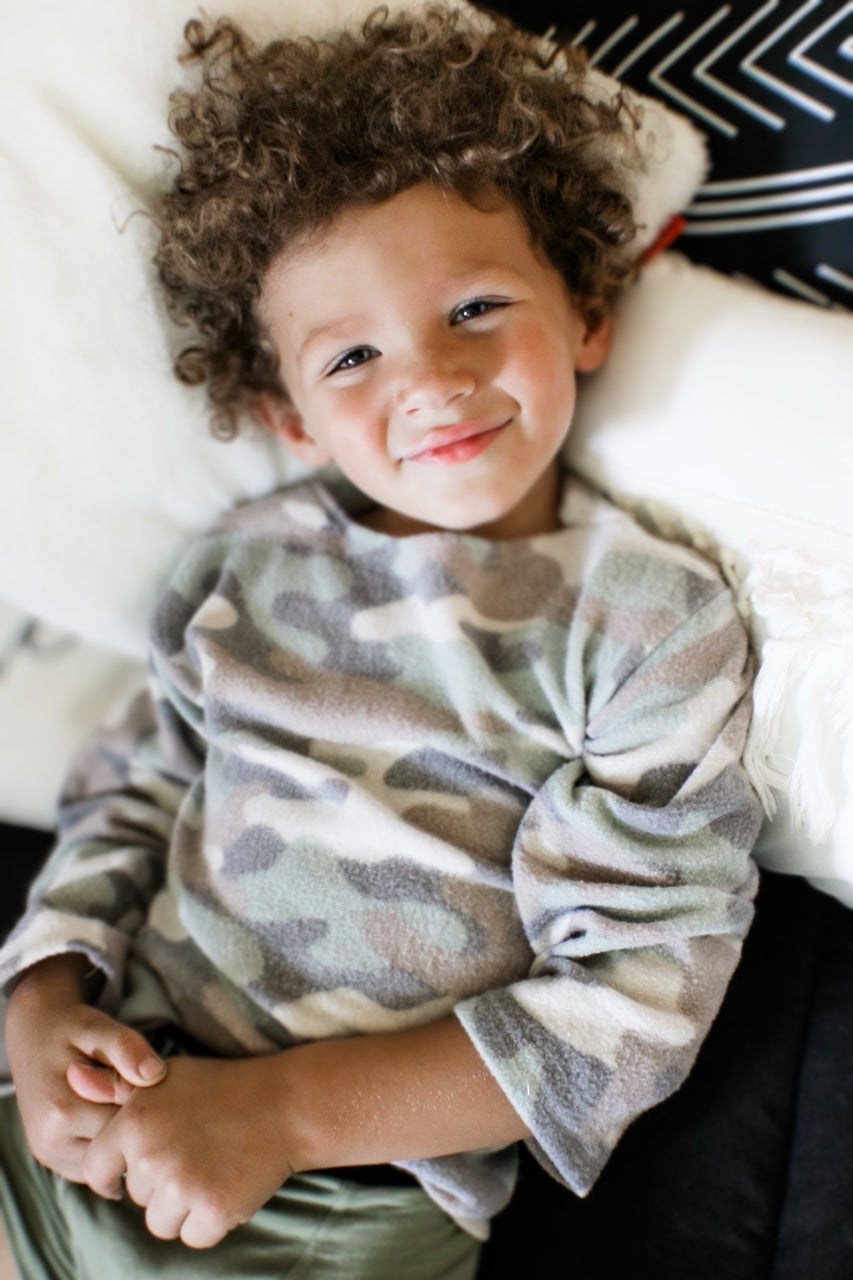 Camo Lounge Sweater