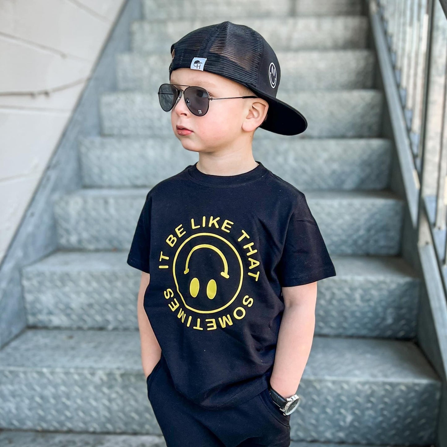 Smiley plain tee