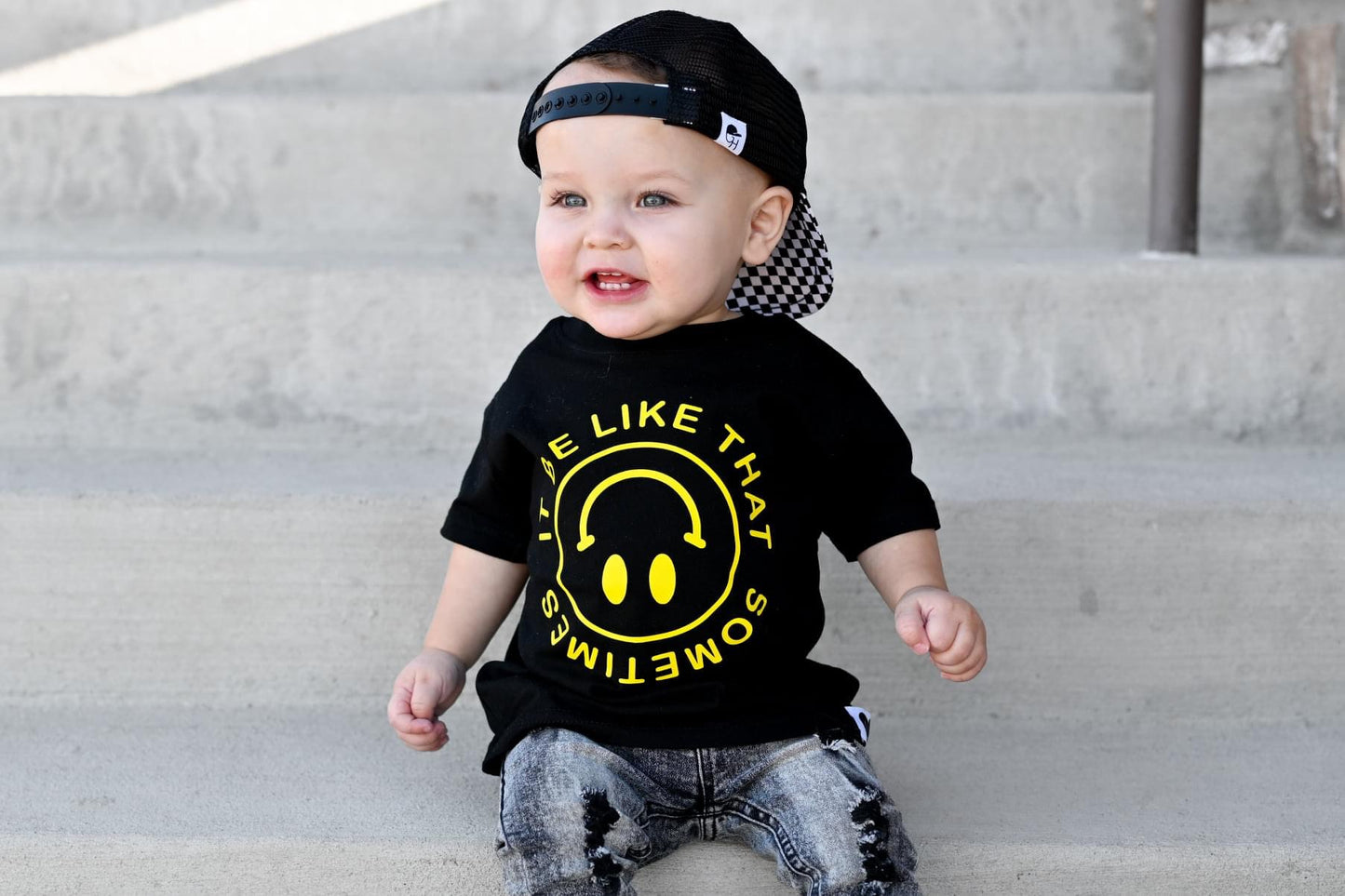 Smiley plain tee