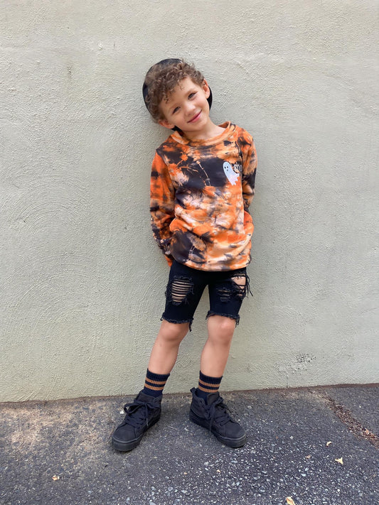 Boo Ghost (tie dye sweater)